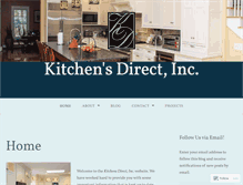 Tablet Screenshot of kitchensdirectne.com